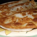 fried tortillas with beef
